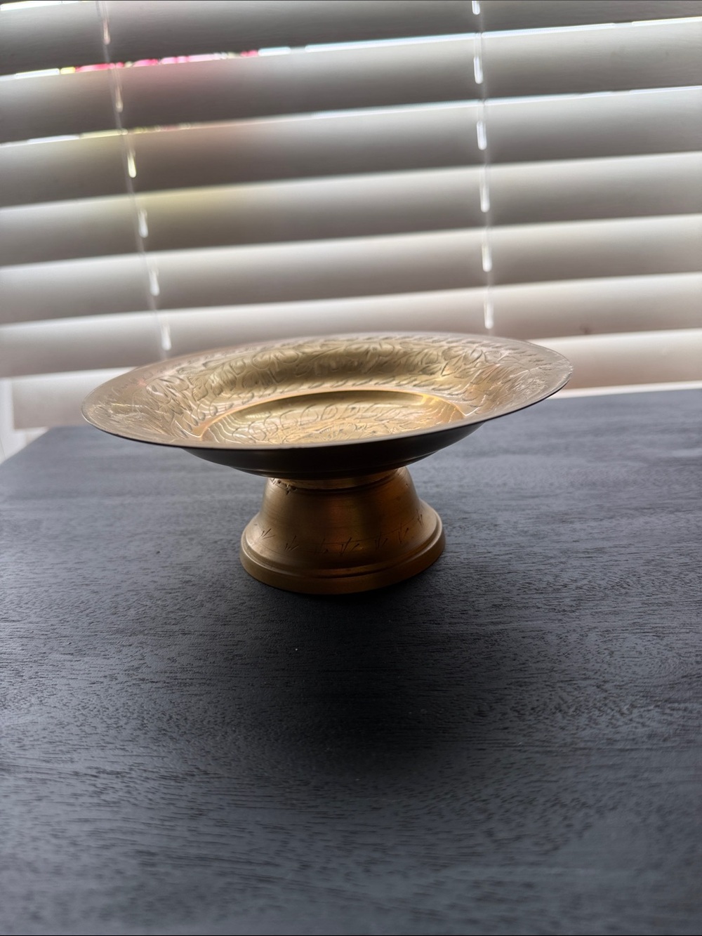 Vintage Handmade Brass dish from India